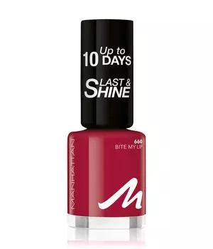 Лак для ногтей Manhattan Last & Shine, Nr. 660 - Bite My Lip, 8 ml