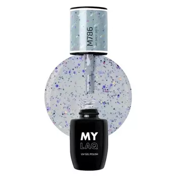 Лак для ногтей My Dots 5 мл - My Grey Dots, Mylaq