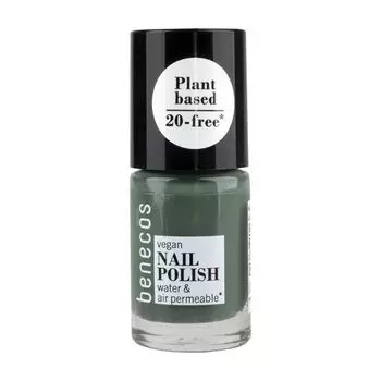 Лак для ногтей на растительной основе Benecos, цвет sage green, 5 мл