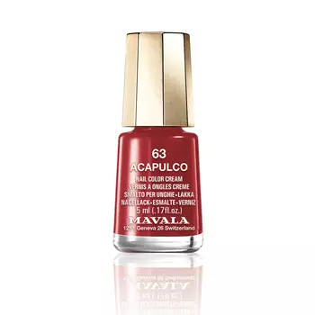 Лак для ногтей Nail color Mavala, 5 мл, 63-acapulco