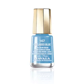 Лак для ногтей Nail color Mavala, 5 мл, 167-cyclades blue