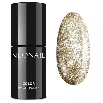 Лак для ногтей Nг‰Onail Sparkling Kiss Gold Glitter Hybrid 7,2 мл, Neonail