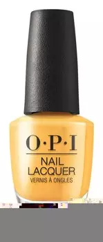 Лак для ногтей OPI Nail Lacquer Malibu, Marigolden Hour 15 мл