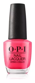 Лак для ногтей OPI Nail Lacquer, Strawberry Margarita 15 мл