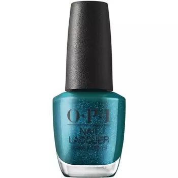 Лак для ногтей OPI Terriously Nice Christmas Collection Let's Scrooge Быстросохнущий, устойчивый к сколам и долговечный до 7 дней — бирюзовый