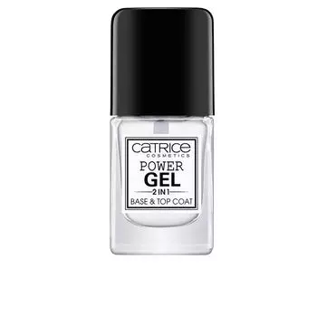 Лак для ногтей Power Gel 2 In 1 Base & Top Coat Catrice, 10,5 мл.