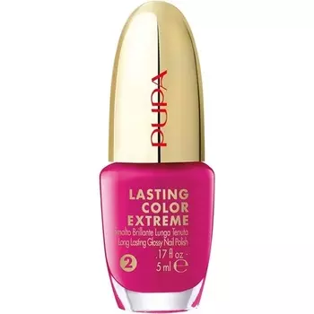Лак для ногтей Puppe Lasting Color Extreme 021 Малиновый 5 мл, Pupa
