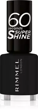 Лак для ногтей Rimmel 60 Seconds Super Shine, 900 Black 8 ml