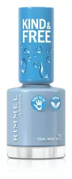 Лак для ногтей Rimmel Kind & Free, оттенок 152 Tidal Wave Blue 8 мл