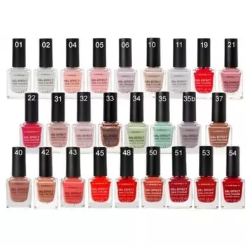 Лак для ногтей с эффектом геля и миндалем 11 мл Korres