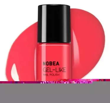Лак для ногтей с гелевым эффектом NOBEA Day-to-Day, оттенок Dragonfruit #N07 6 мл