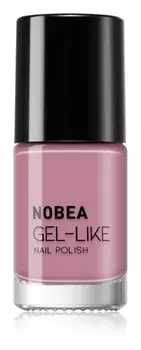 Лак для ногтей с гелевым эффектом NOBEA Day-to-Day, оттенок Rouge #N03 6 мл