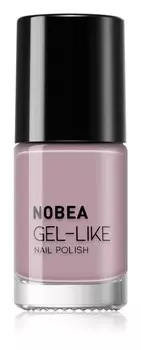 Лак для ногтей с гелевым эффектом NOBEA Day-to-Day, оттенок Silky nude #N51 6 мл
