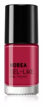 Лак для ногтей с гелевым эффектом NOBEA Day-to-Day, оттенок Red passion #N56 6 мл