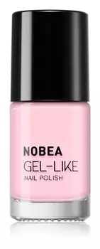 Лак для ногтей с гелевым эффектом NOBEA Day-to-Day, оттенок #N68 Pink cream 6 мл