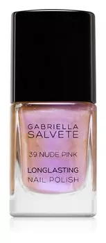 Лак для ногтей с голографическим эффектом Gabriella Salvete Longlasting Enamel, оттенок 39 Nude Pink 11 мл