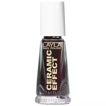Лак для ногтей с керамическим эффектом Deep Bordeaux, 1,9 унции, Layla