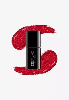 Лак для ногтей Semilac Uv Gel Polish SEMILAC, цвет glitter red