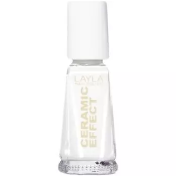 Лак для ногтей Smalto Layla с керамическим эффектом Pure White N.36, Layla Cosmetics