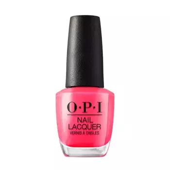 Лак для ногтей Срок действия до 7 дней Nail Lacquer Coleccin Rosas Opi, цвет strawberry margarita