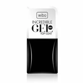 Лак для ногтей Top Coat Incredible Gel Wibo, 8.5 мл.