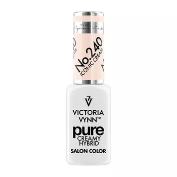 Лак для ногтей Victoria Vynn Pure Creamy Hybrid 240 Iconic Cream, 8 мл