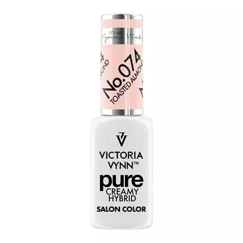 Лак для ногтей Victoria Vynn Pure Creamy Hybrid 074 Гибридный лак для ногтей «Жареный миндаль», 8 мл