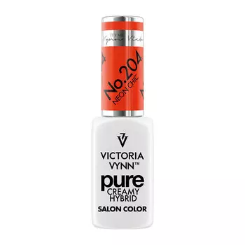 Лак гибридный для ногтей Victoria Vynn Pure Creamy Hybrid 204 Neon Chic, 8 мл