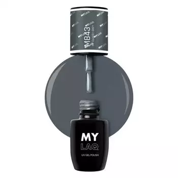 Лак гибридный MYLAQ MY CLASSY GREY M843 - 5мл Inna