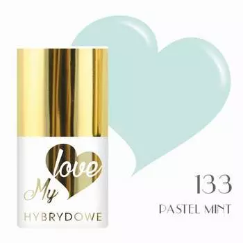 Лак Mylove UV/Led Hybrid Varnish 133 Pastel Mint, SUNFLOWER