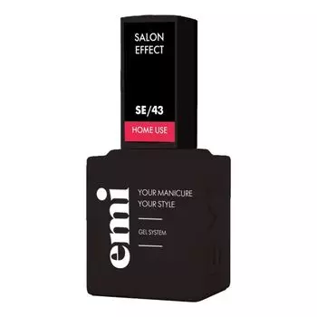 Лак салонный эффект гель-лак для ногтей E.MI, цвет 43, 9 мл