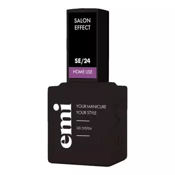 Лак салонный эффект гель-лак для ногтей E.MI, цвет 24, 9 мл