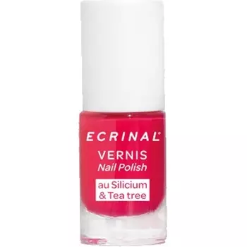 Лак Silicium + Tea Tree 5 мл - Фуксия Ecrinal