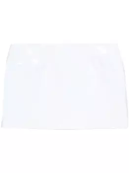Лакированная мини-юбка Delta 16Arlington, белый