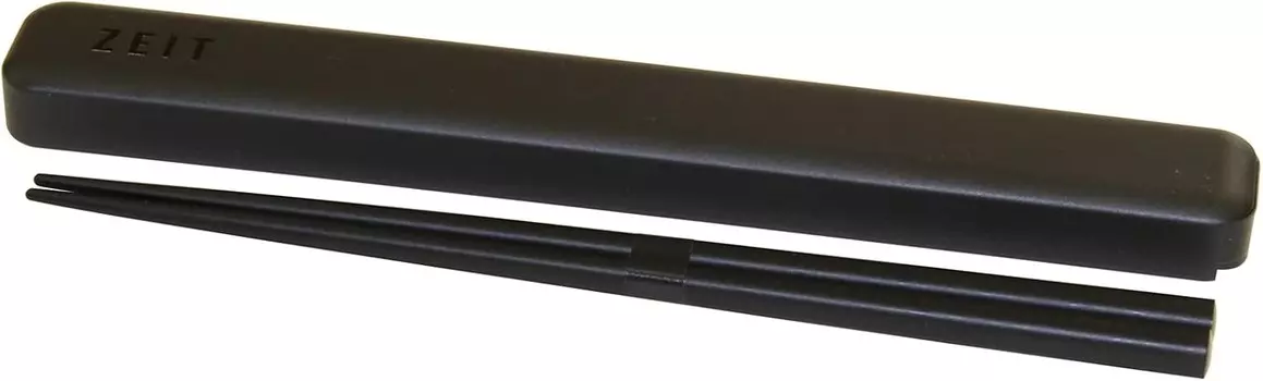 Лакированная посуда Mitani Yamanaka C17610 Набор расписных палочек для еды и палочек для еды Yamanaka, 8,9 дюйма (22,5 см), черный ZEIT, сделано в Японии, Black (Black 19-3911Tcx)