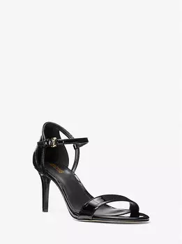 Лакированная сандалия Simone Michael Kors, черный