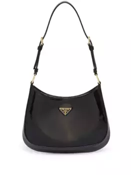 Лакированная сумка на плечо Cleo Prada, черный