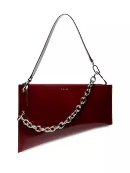 Лакированная сумка на плечо Diene, красный