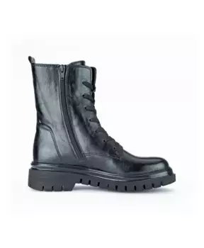 Лакированные байкерские и армейские ботинки Gabor, черный