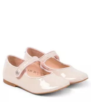 Лакированные балетки Daisy Baby Pom D'Api, розовый