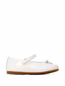 Лакированные балетки DG Dolce&Gabbana, белый