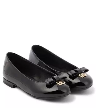 Лакированные балетки Dolce&Gabbana, черный