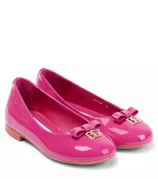 Лакированные балетки Dolce&Gabbana, розовый