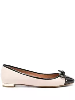 Лакированные балетки Parisina Aquazzura, нейтральный