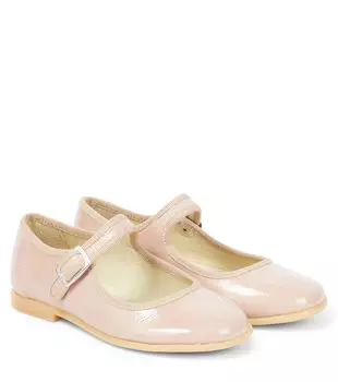 Лакированные балетки Pp, розовый