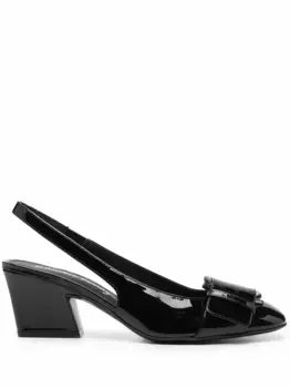 Лакированные босоножки Briget 55 Ferragamo, черный