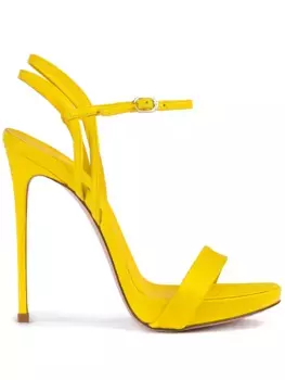 Лакированные босоножки Gwen на шпильке Le Silla, желтый