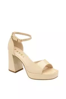 Лакированные босоножки на каблуке 'Ornsay' Ravel, обнаженная