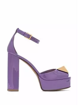 Лакированные босоножки One stud Valentino