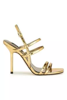 Лакированные босоножки Penla на шпильке Nine West, желтый